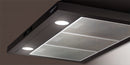 36"  Extractor hoods for kitchens, CAMPLUX MINI TANK Black Wall Mount Kitchen Hood 36 inch, Ducted/Ductless Convertible,350 CFM 3 Speed Exhaust Hood Fan with Charcoal Filter,Touch Control, Aluminum Mesh Filters