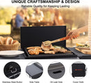 CAMPLUX  MINI TANK Flat Top Gas Grill, 22,000 BTU Barbecue Grill, Propane Griddle Grill Combo, 2 Burner Griddle with Lid, BBQ Grill for Outdoor Cooking,  Barbecues,Camping, Backyard Parties, RV Travel