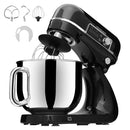 Tecnolove 6-Quart 12-Gang-Standmixer – Ganzmetall mit Rührschüssel – Schwarz