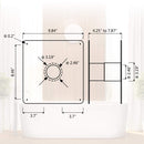 Camplux 2.36'' (60mm) Wall Thimble - Stainless Steel