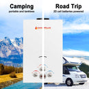 Camplux Portable Propane Water Heater - 10L 2.64 GPM