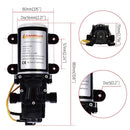 Camplux 12V Water Pump - 65PSI DC 1.6GPM 6LPM Diaphragm