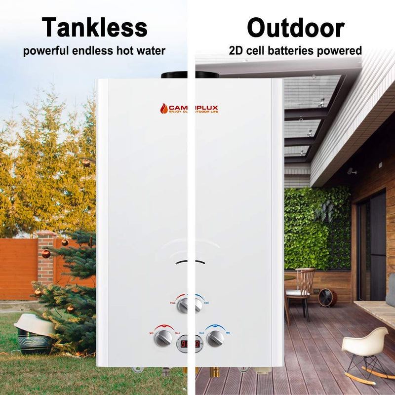 Camplux Outdoor Portable Tankless Water Heater - 16L 4.22 GPM