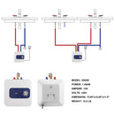 thermomate Mini Tank Electric Water Heater  Point of Use Water Heater for Instant Hot Water Under Kitchen Sink