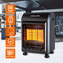 Ultra Quiet Propane Radiant heater with LP Regulator Hose