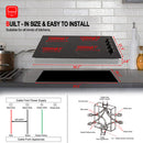 Ceramic  Cooktop-30 inch-Mechanical Knob Control-Black
