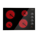 Ceramic  Cooktop-30 inch-Mechanical Knob Control-Black