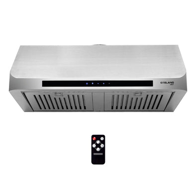 30" Under Cabinet Range Hood-Sensor Touch Control-Stainless Steel