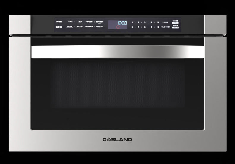 Microwave Convection Oven Combo, GASLAND Chef BMD1602S 24 Inch Built-in Convenction Microwave Oven with 1.6 Cu. Ft Capacity, 1000 Watt, Sensor Cook, Drop Down Door in Stainless Steel