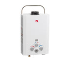 G 1.58GPM 6L LED Digital Screen Outdoors Portable Tankless Propane Water Heater for RV Camping