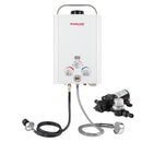 G GASLAND Inspire Connection 1.58GPM 6L LED Digital Screen Outdoors Portable Tankless Propane Water Heater for RV Camping
