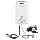 G GASLAND 1.58GPM 6L LED Digital Screen Outdoors Portable Tankless Propane Water Heater for RV Camping