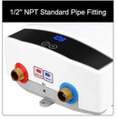 CAMPLUX TANKLESS Induction Water Heater Electric with LED Display 120V Instant Water Heaters Under Sink 3.5kw TE04