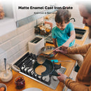 Matte Enamel Cast lron Grate
Anti-rust & Non-slip