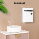 Camplux Tankless Electric On Demand Hot Water Heater 27kW | White