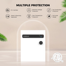 Camplux Tankless Electric On Demand Hot Water Heater 27kW | White