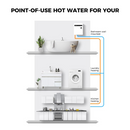 Camplux Tankless Electric On Demand Hot Water Heater 27kW | White