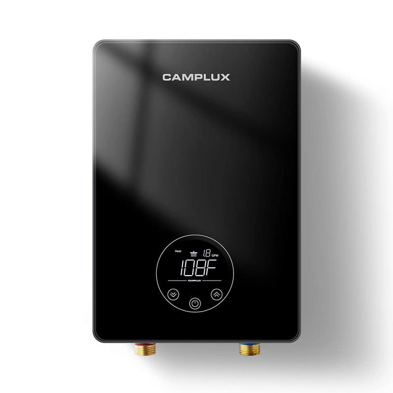 Camplux Electric Water Heater - Black - 6kW & 240V