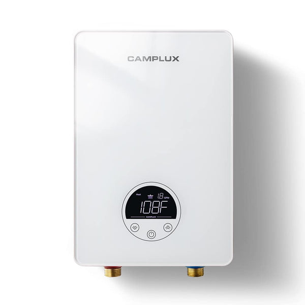 Camplux Electric Water Heater - White - 6kW & 240V