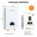 Camplux Electric Water Heater - White - 6kW & 240V