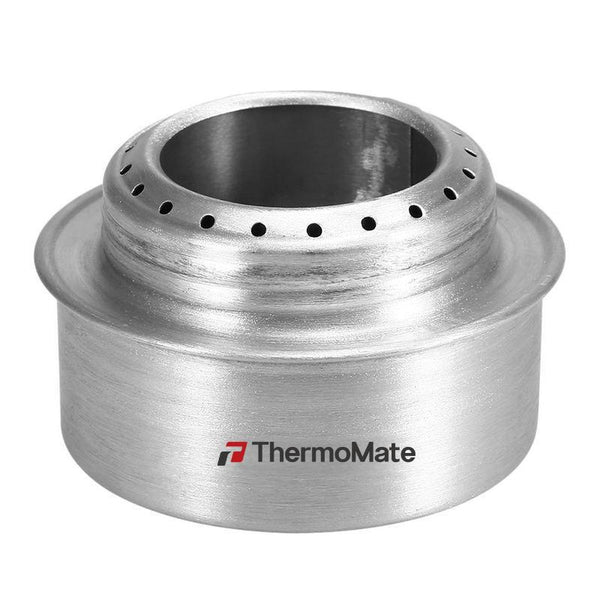 ThermoMate Portable Alcohol Stove, Ultralight Mini Camping Burner with Lid - 26g Alcohol Fuel Stove for Backpacking, Hiking, Emergency Kits