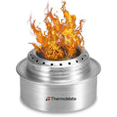 ThermoMate Portable Alcohol Stove, Ultralight Mini Camping Burner with Lid - 26g Alcohol Fuel Stove for Backpacking, Hiking, Emergency Kits