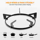 WeCamp Single Burner Cooking Portable Propane Gas Stove | 9,800 BTU Auto‑Ignition Outdoor Cooktop