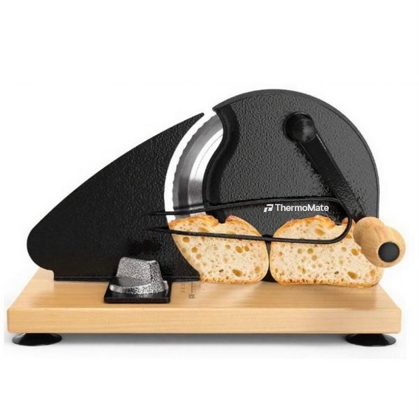 ThermoMate Professional Stainless Steel Bread Slicer Machine,Bread Cutting machines - Adjustable Thickness, Durable & Reusable for Bakeries, Restaurants, and Home Use
