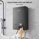 Batteryfree Propane Tankless Water Heater 2.64 GPM, CM264B Gas Tankless Water Heater Indoor, 68,000 BTU On Demand Instant Hot, Black