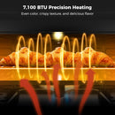 CAMPLUX ENJOY OUTDOOR LIFE RV Propane Range 17 Inches, Propane Range Oven with 3 Burners Cooktop for RV, RV Propane Stove Cooking oven Combo 28,100 BTU/Hr, Stainless Steel