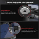 CAMPLUX ENJOY OUTDOOR LIFE RV Propane Range 17 Inches, Propane Range Oven with 3 Burners Cooktop for RV, RV Propane Stove Cooking oven Combo 28,100 BTU/Hr, Stainless Steel