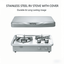 WeCamp 2-Burner Portable Propane Gas Cooking Stove | 19,600 BTU Auto-Ignition Outdoor Cooktop