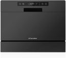 ThermoMate DW106B Portable Dishwasher, 6 Place Setting, Black, Countertop, Stainless Steel, Dishwasher