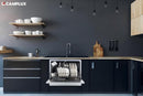CAMPLUX Countertop Dishwasher, Compact Tabletop Dishwasher for Small Spaces