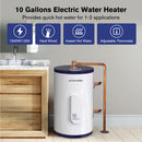 Thermomate 10-Gallon Point-of-Use Electric Water Heater, 120V Hardwired, 1500W, Instant Hot Water