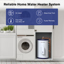 Thermomate 10-Gallon Point-of-Use Electric Water Heater, 120V Hardwired, 1500W, Instant Hot Water