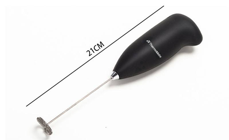 ThermoMate Electric Hand Mixer, 2-in-1 mini whisks & Milk Frother, Whisk for Baking, Cooking, Coffee, Portable Stick Blender with Easy-Grip Handle