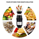 CAMPLUX Garbage Disposal, Continuous-Feed Compact Food Waste Disposer