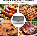 ThermoMate Propane Gas Grill,Flat Top Grill Station for Kitchen, Hot plates,Camping,Outdoor,Tabletop -Stainless Steel BBQ Griddle with Knobs & Ignition,17inch