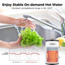 CAMPLUX 10 Gallon 1500W 120V Point of Use Tank Electric Water Heater