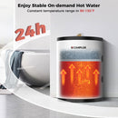 CAMPLUX 18 Gallon 1500W 120V Point of Use Tank Electric Water Heater