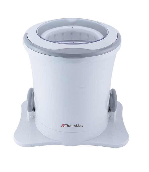 ThermoMate Portable Spin Dryer, 12.3LBS Capacity Manual Clothes Spinner, Semi-Automatic  for Apartments, Camping, RV - Energy Saving, No Heating