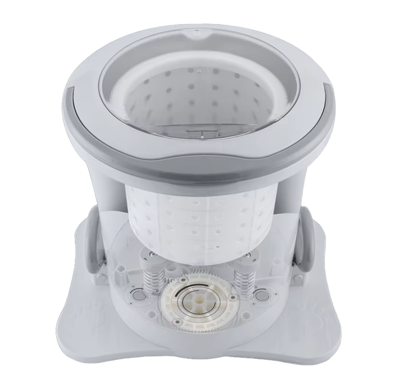 ThermoMate Portable Spin Dryer, 12.3LBS Capacity Manual Clothes Spinner, Semi-Automatic  for Apartments, Camping, RV - Energy Saving, No Heating