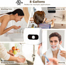 CAMPLUX ENJOY OUTDOOR LIFE Electric Mini-Tank Water Heater 8 Gallon On-demand Endless Water Heater, 120-Volt Corded 1440W, Under Sink, Wall or Floor Mounted