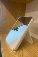 CAMPLUX Mesa Escritorio Vanidad Espejo de Maquillaje, 8 Pulgadas Portátil Plegable