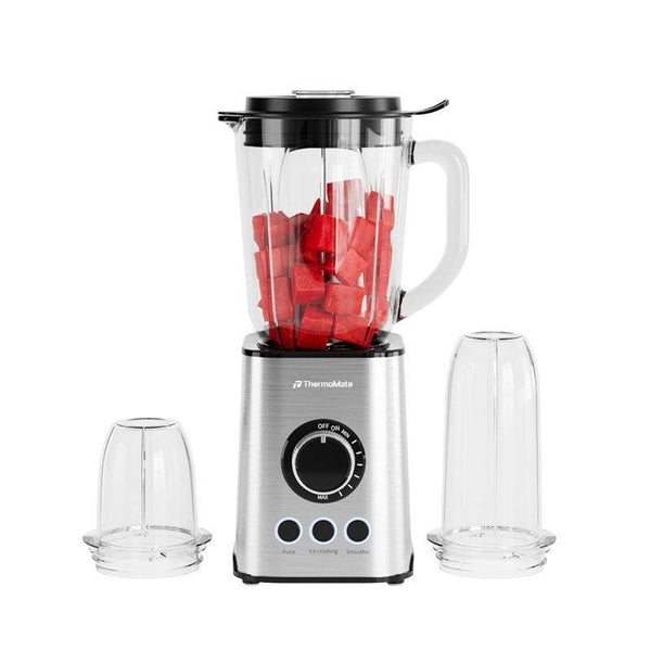 ThermoMate 1000W Professional Juicer, Household Electric Fruit Squeezer with 1.5L Large Capacity, Stainless Steel Construction for Home & Juice Bar Use