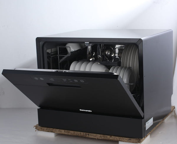 Kompakter Auftisch-Geschirrspüler, tragbarer Geschirrspüler thermomate DW106B 