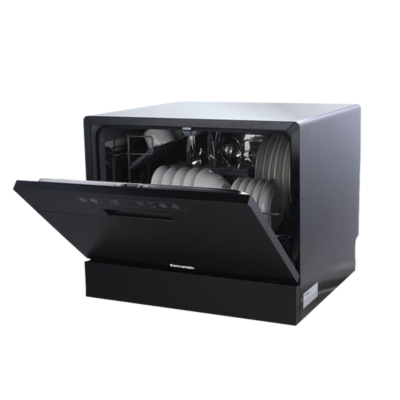Kompakter Auftisch-Geschirrspüler, tragbarer Geschirrspüler thermomate DW106B 