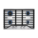 30 Inch Gas Stove Cooktop, thermomate Built InGas Rangetop with 4 High Efficiency SABAF Burners, NG/LPG Convertible 304 Stainless Steel Gas Hob with Flame Out Protection