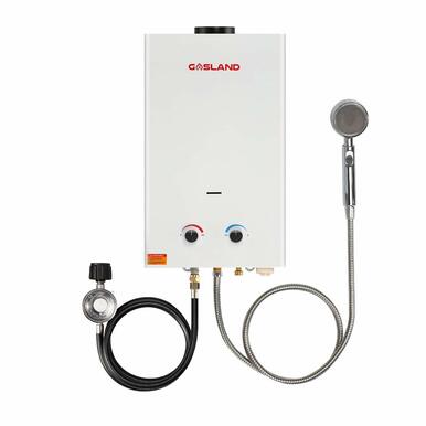 Outdoor Portable Tankless Water Heater- 2.64GPM 10L -White